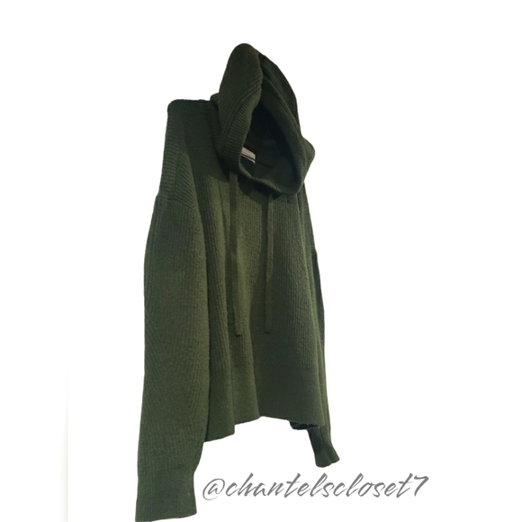 🏷 2 for $20!!🏷Lucky Brand - Army Green Hoodie Sweater-Large Size - Winter Wear - Picture 2 of 9